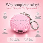 KEYLARM Personal Safety Alarm and Light